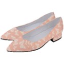 Peaches and Cream Butterfly Print Women s Block Heels  View2