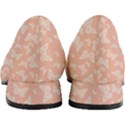 Peaches and Cream Butterfly Print Women s Block Heels  View4