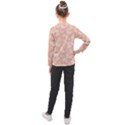 Peaches and Cream Butterfly Print Kids  Long Mesh Tee View2