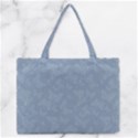 Faded Blue Butterfly Print Zipper Medium Tote Bag View1