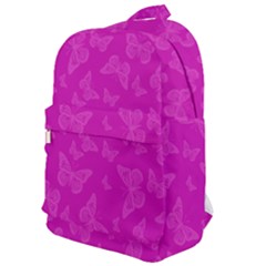 Fuchsia Butterfly Print  Classic Backpack by SpinnyChairDesigns