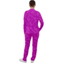 Fuchsia Butterfly Print  Casual Jacket and Pants Set View2