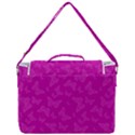 Fuchsia Butterfly Print  Box Up Messenger Bag View3