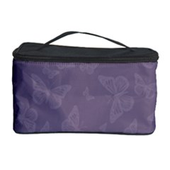 Grape Compote Butterfly Print Cosmetic Storage by SpinnyChairDesigns