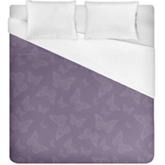 Grape Compote Butterfly Print Duvet Cover (king Size) by SpinnyChairDesigns