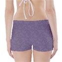 Grape Compote Butterfly Print Boyleg Bikini Wrap Bottoms View2