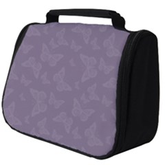 Grape Compote Butterfly Print Full Print Travel Pouch (big) by SpinnyChairDesigns