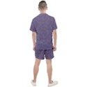 Grape Compote Butterfly Print Men s Mesh Tee and Shorts Set View2