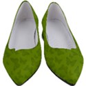 Avocado Green Butterfly Print Women s Block Heels  View1