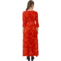 Vermilion Red Butterfly Print Button Up Maxi Dress View2