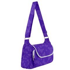 Violet Purple Butterfly Print Multipack Bag by SpinnyChairDesigns