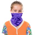 Violet Purple Butterfly Print Face Covering Bandana (Kids) View1