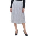 Wedding White Butterfly Print Classic Velour Midi Skirt  View1