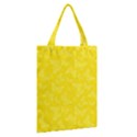 Lemon Yellow Butterfly Print Classic Tote Bag View2