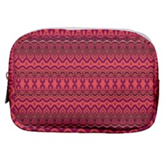 Boho Bittersweet Pink  Make Up Pouch (small) by SpinnyChairDesigns