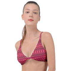 Boho Bittersweet Pink  Knot Up Bikini Top by SpinnyChairDesigns