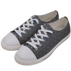 Boho Sweetheart Pattern Women s Low Top Canvas Sneakers by SpinnyChairDesigns