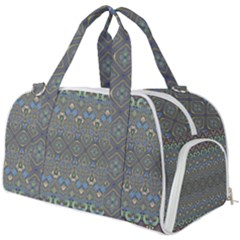 Boho Sweetheart Pattern Burner Gym Duffel Bag by SpinnyChairDesigns