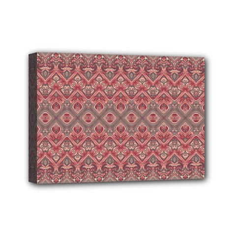 Boho Rustic Pink Mini Canvas 7  X 5  (stretched) by SpinnyChairDesigns