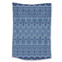 Boho Denim Blue Large Tapestry View1