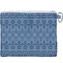 Boho Denim Blue Canvas Cosmetic Bag (XXXL) View2