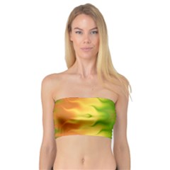 Lemon Lime Tie Dye Bandeau Top by SpinnyChairDesigns