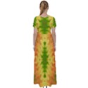 Lemon Lime Tie Dye High Waist Short Sleeve Maxi Dress View2