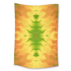 Lemon Lime Tie Dye Large Tapestry by SpinnyChairDesigns