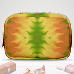 Lemon Lime Tie Dye Make Up Pouch (small) by SpinnyChairDesigns