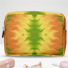 Lemon Lime Tie Dye Make Up Pouch (medium) by SpinnyChairDesigns