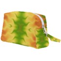 Lemon Lime Tie Dye Wristlet Pouch Bag (Large) View2