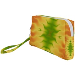 Lemon Lime Tie Dye Wristlet Pouch Bag (small) by SpinnyChairDesigns