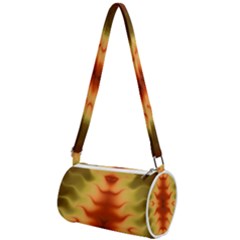 Red Gold Tie Dye Mini Cylinder Bag