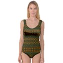 Boho Rustic Green Princess Tank Leotard  View1