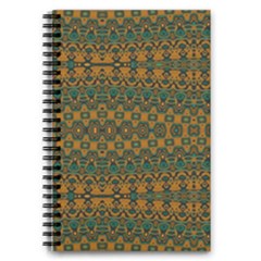 Boho Rustic Green 5 5  X 8 5  Notebook by SpinnyChairDesigns