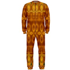 Boho Honey Gold Onepiece Jumpsuit (men)  by SpinnyChairDesigns