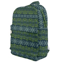 Boho Forest Green  Classic Backpack by SpinnyChairDesigns