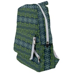 Boho Forest Green  Travelers  Backpack