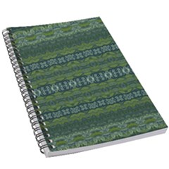 Boho Forest Green  5 5  X 8 5  Notebook by SpinnyChairDesigns