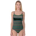 Boho Summer Green Camisole Leotard  View1