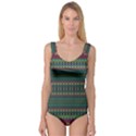 Boho Summer Green Princess Tank Leotard  View1