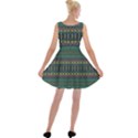 Boho Summer Green Velvet Skater Dress View2