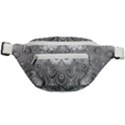 Black and White Spirals Fanny Pack View1