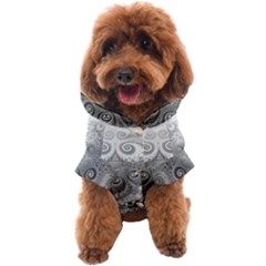 Black And White Spirals Dog Coat by SpinnyChairDesigns