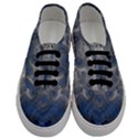 Blue Swirls and Spirals Men s Classic Low Top Sneakers View1