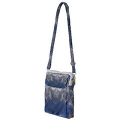 Blue Swirls And Spirals Multi Function Travel Bag by SpinnyChairDesigns