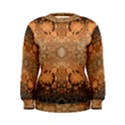 Rustic Orange Swirls Women s Sweatshirt View1