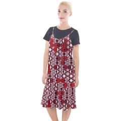 Red Black Checkered Camis Fishtail Dress by SpinnyChairDesigns