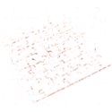 Red Black Checkered Wooden Puzzle Square View1