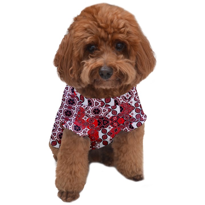 Red Black Checkered Dog T-Shirt